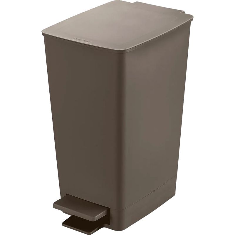 RIMAX - Basurero Pedal Slim 8 Litros Rimax Mocca