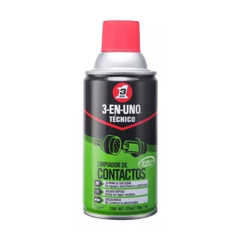 3 EN UNO - Limpiador de Contactos 3-En-Uno Técnico 273ml - 198g - 7oz