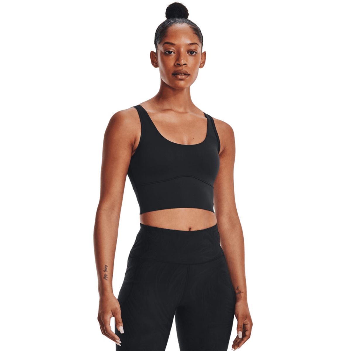 UNDER ARMOUR - Camiseta Mujer UNDER ARMOUR MRDN FITTD CROP TANK Negro UNDER ARMOUR.