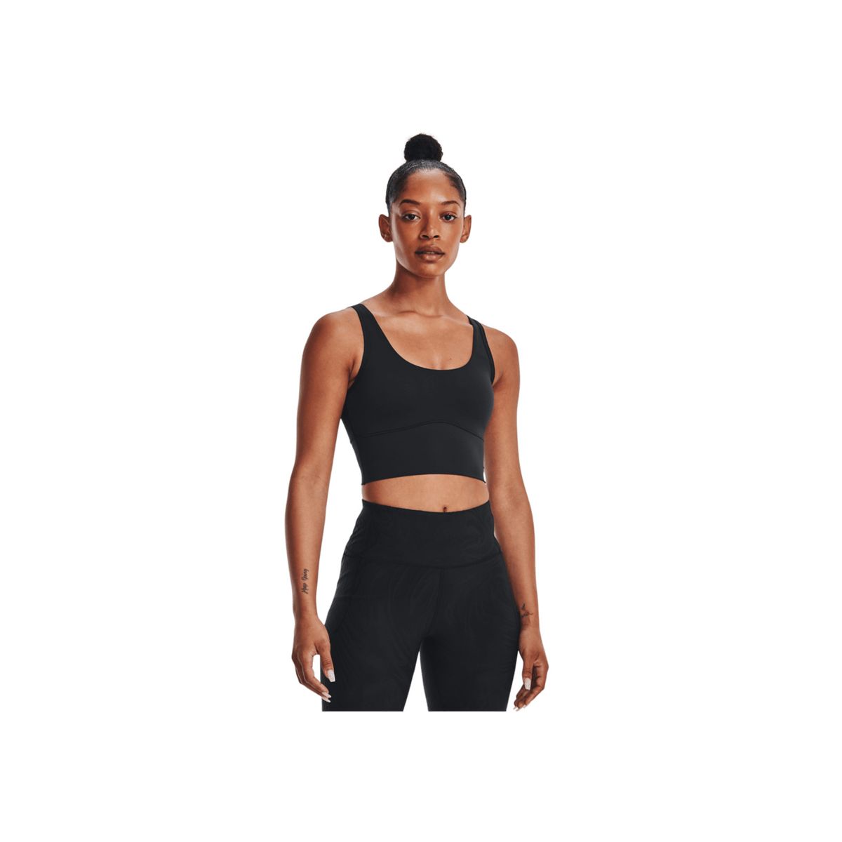 UNDER ARMOUR - Camiseta Mujer UNDER ARMOUR MRDN FITTD CROP TANK Negro UNDER ARMOUR.