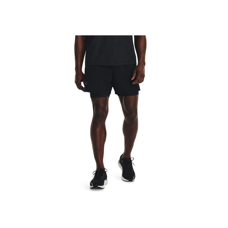 UNDER ARMOUR - Short Hombre UNDER ARMOUR LAUN ELIT 2IN1 5 S Negro UNDER ARMOUR.