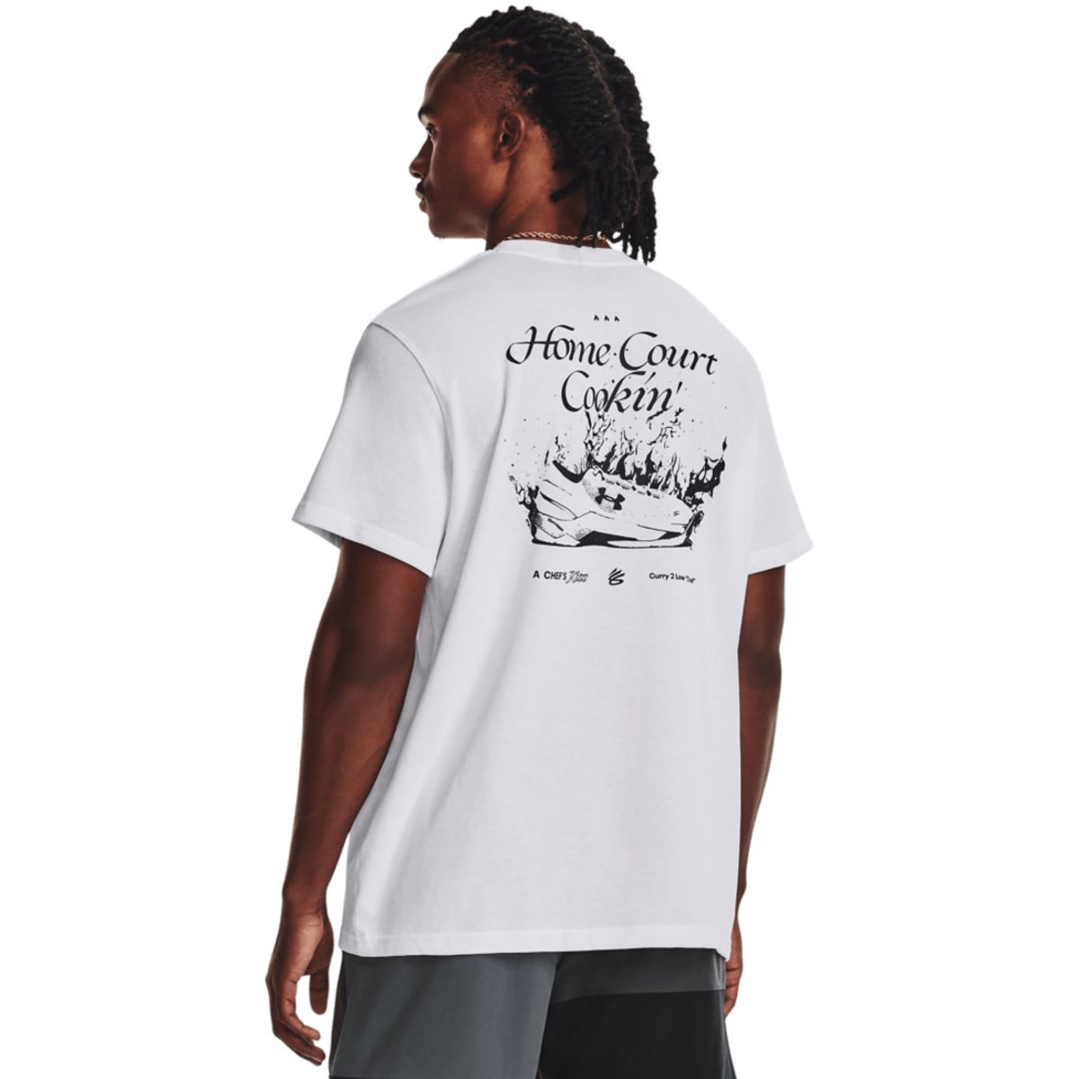 UNDER ARMOUR - Camiseta Hombre Under Armour Curry Heavyweib L Blanco UNDER ARMOUR