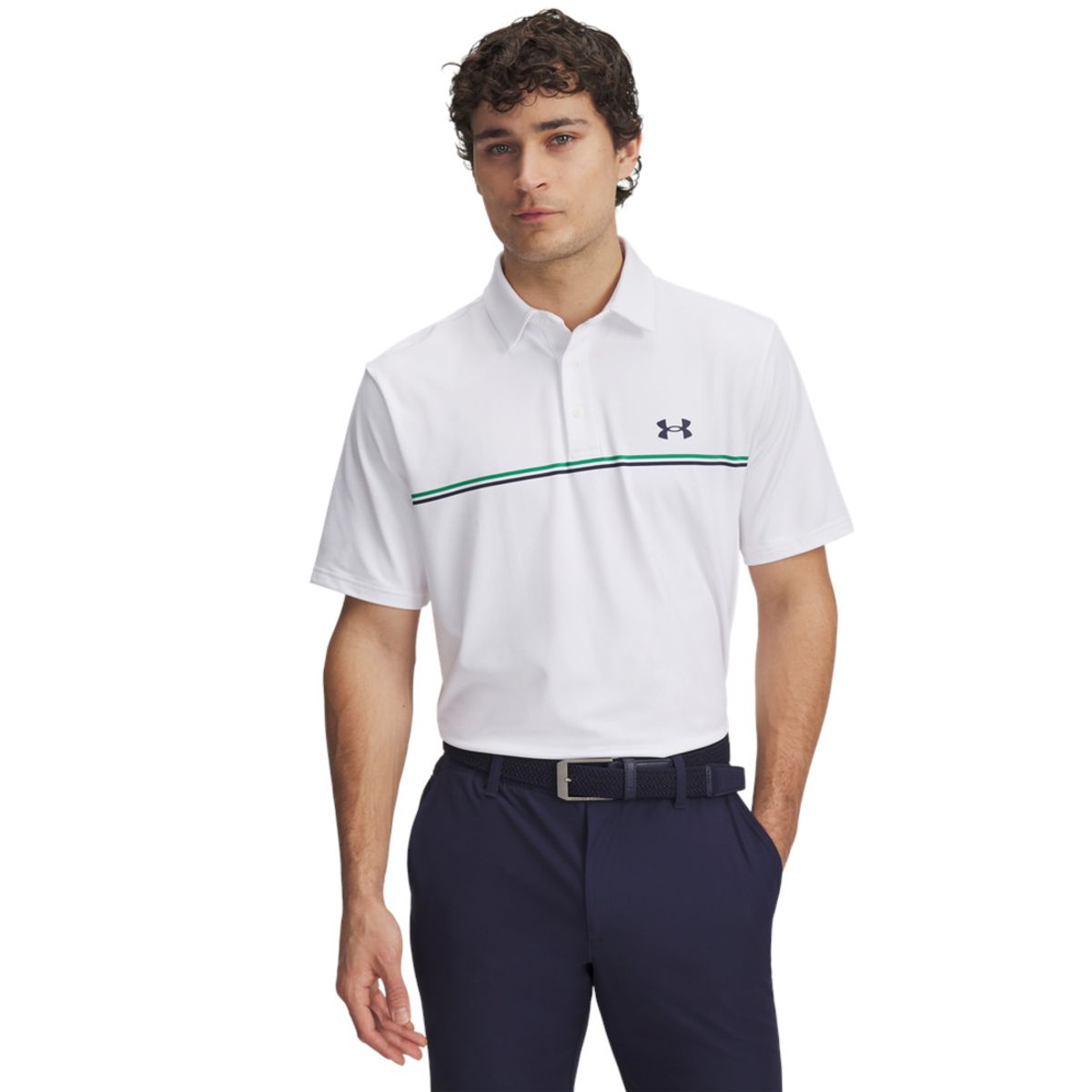 UNDER ARMOUR - Camisa Hombre UNDER ARMOUR PLAYOFF 3 STRPE POLO Blanco UNDER ARMOUR