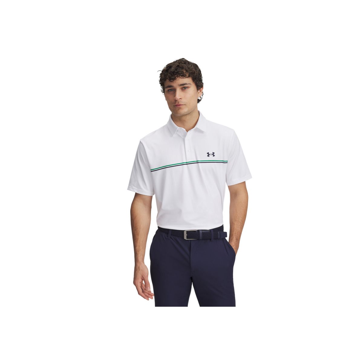 UNDER ARMOUR - Camisa Hombre UNDER ARMOUR PLAYOFF 3 STRPE POLO Blanco UNDER ARMOUR