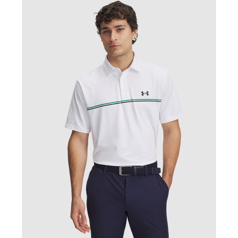 UNDER ARMOUR - Camisa Hombre UNDER ARMOUR PLAYOFF 3 STRPE POLO Blanco UNDER ARMOUR