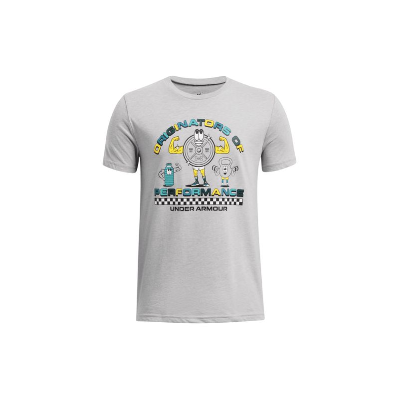 UNDER ARMOUR - Camiseta Niño UNDER ARMOUR PLATE ILLUSTRATION S Gris UNDER ARMOUR.