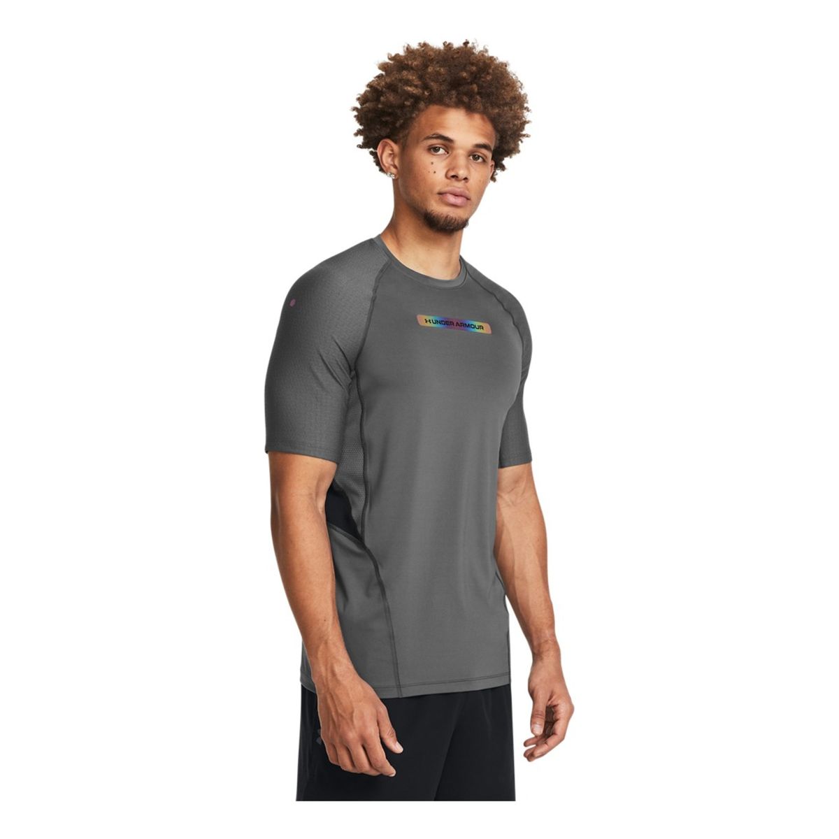 UNDER ARMOUR - Camiseta Hombre UNDER ARMOUR SMARTFRM RUSH 20 SS Gris UNDER ARMOUR.