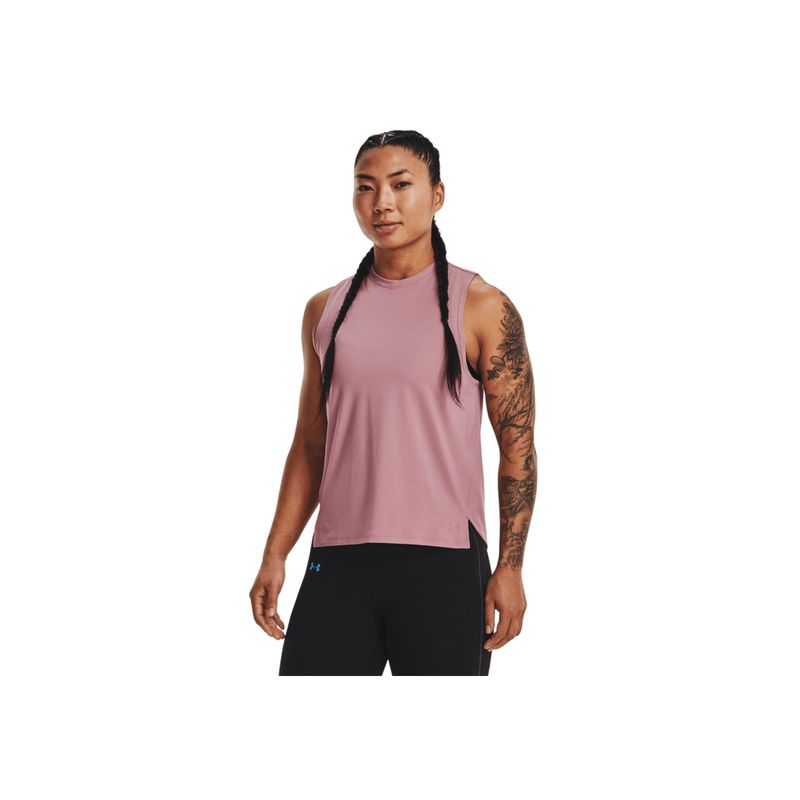 UNDER ARMOUR - Camiseta Mujer UNDER ARMOUR UA RUSH TANK Rosa UNDER ARMOUR.