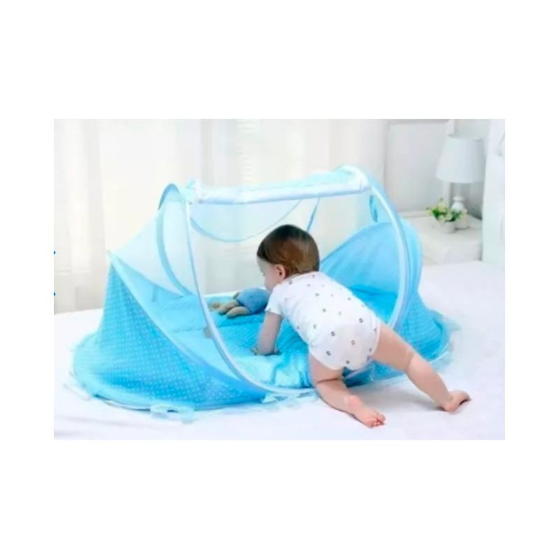 GENERICO - Cuna Mosquitero para Bebe Plegable Musical