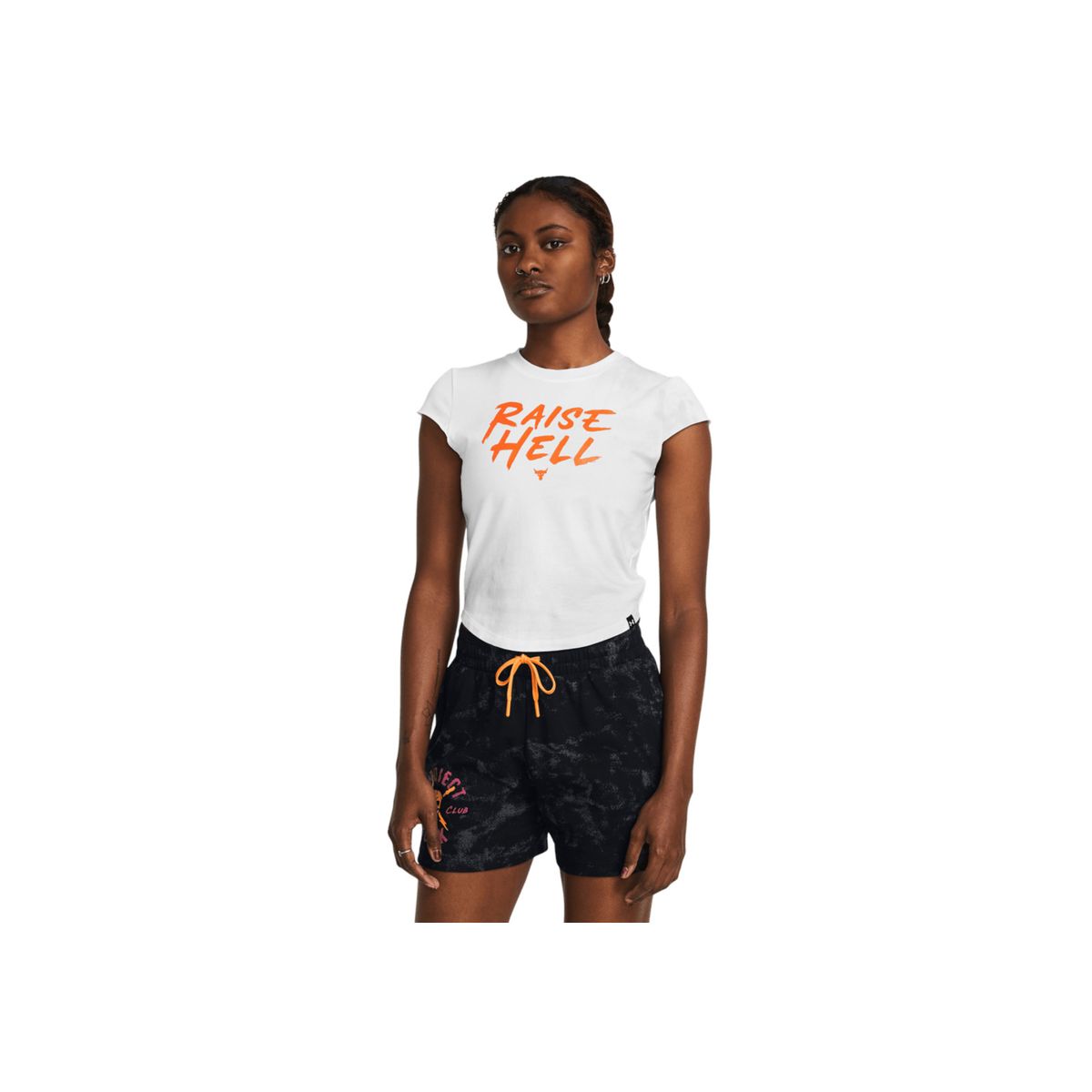 UNDER ARMOUR - Camiseta Mujer UNDER ARMOUR PJT RCK UNDRGRND CAP Blanco UNDER ARMOUR.