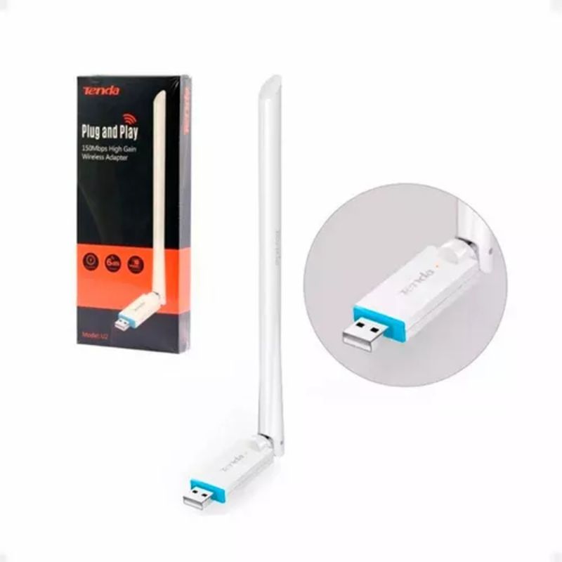 TENDA - Adaptador Wi-Fi Tenda U2 Usb 24Ghz