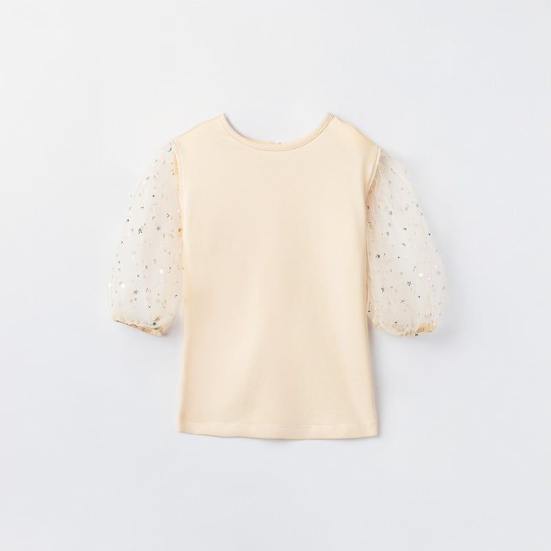 QTORSE - Camiseta con estrellas para Niña
