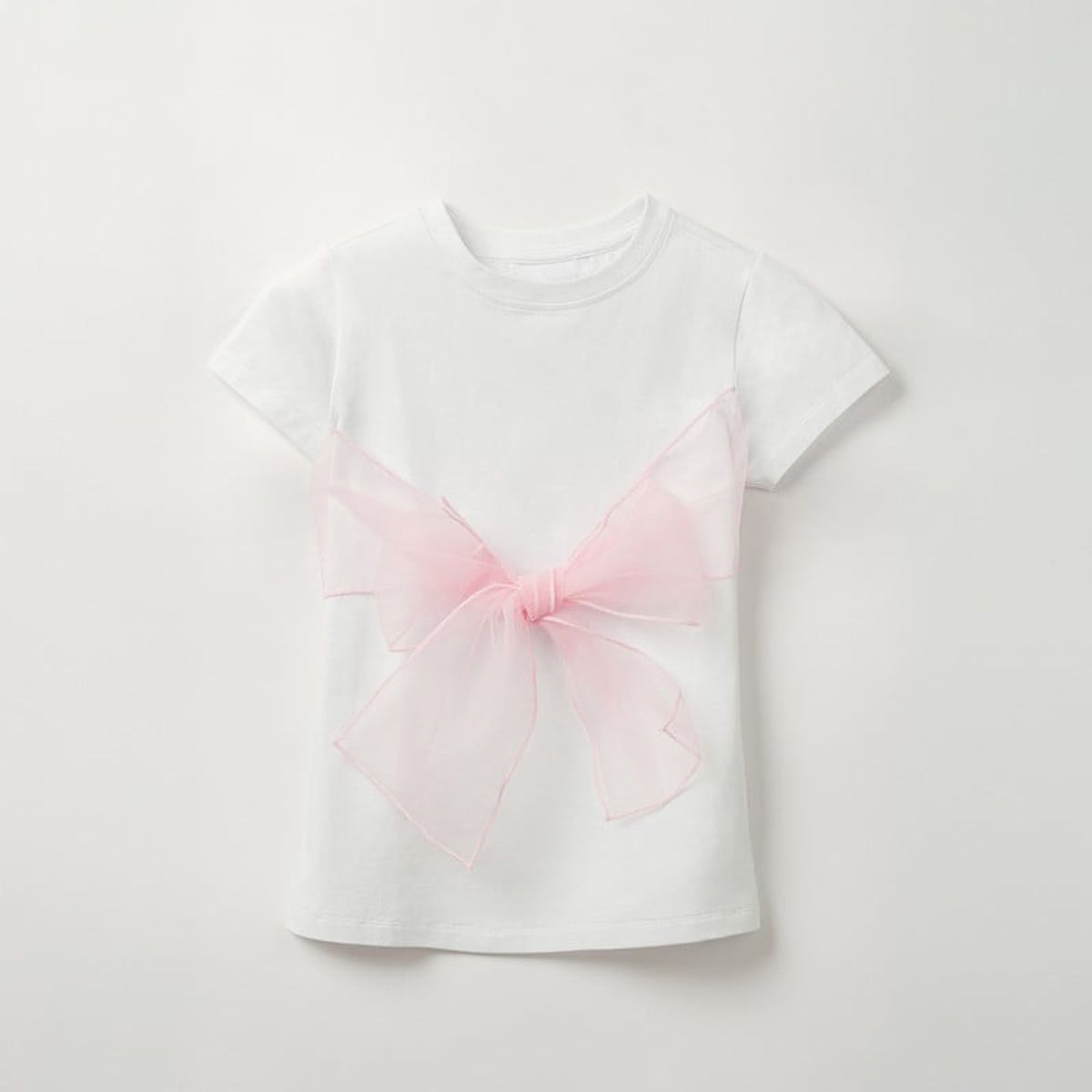 QTORSE - Camiseta con Lazo para Niña