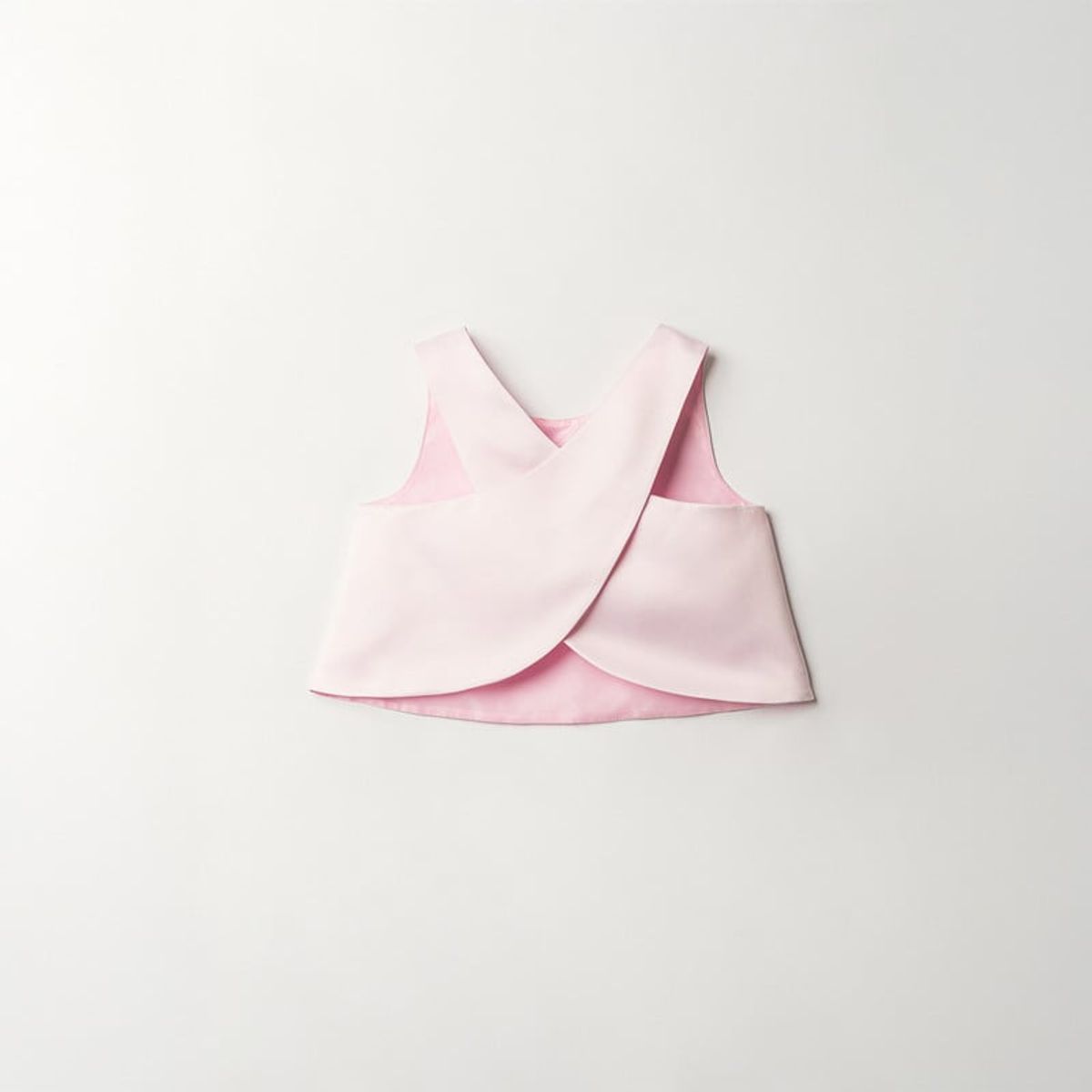 QTORSE - Blusa Satinada Rosa para Niña