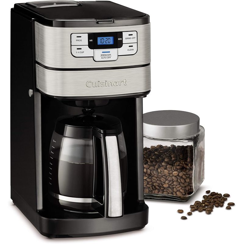 CUISINART - Cafetera Automática Cuisinart 12 Tazas con Molinillo DGB-400NAS