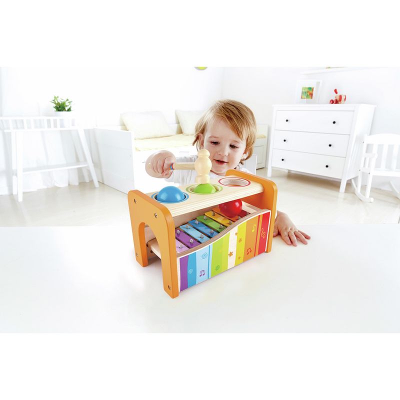 HAPE TOYS - XYLÓFONO PARA NIÑOS Y JUEGO PARA ENCAJAR
