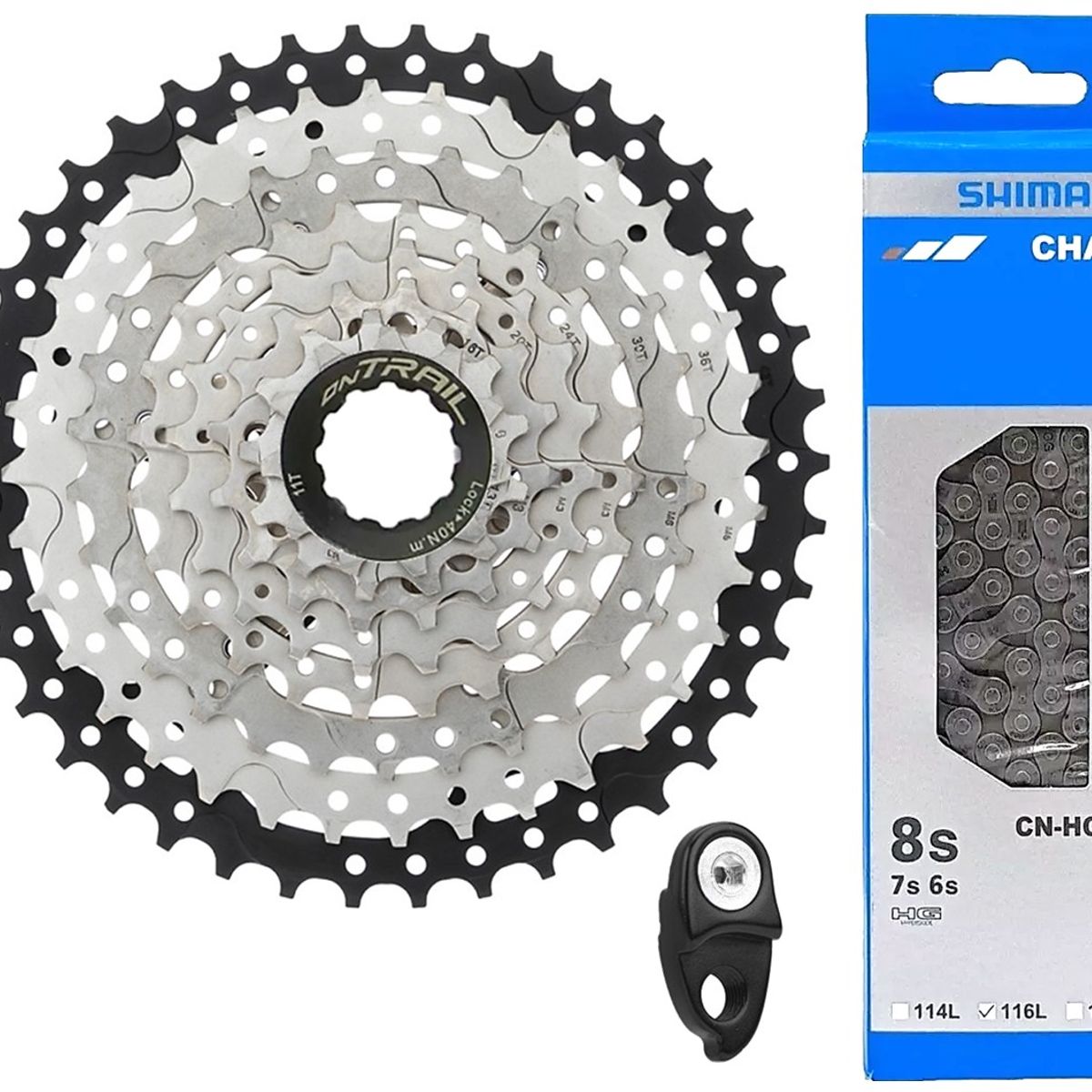 ONTRAIL - Pacha Bicicleta 1142 8v Ontrail + Cadenilla Shimano