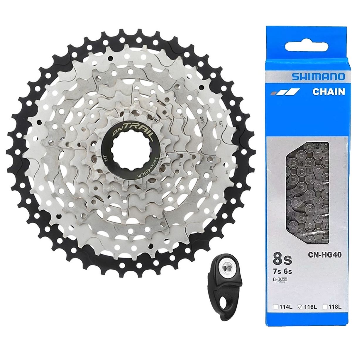 ONTRAIL - Pacha Bicicleta 1142 8v Ontrail + Cadenilla Shimano