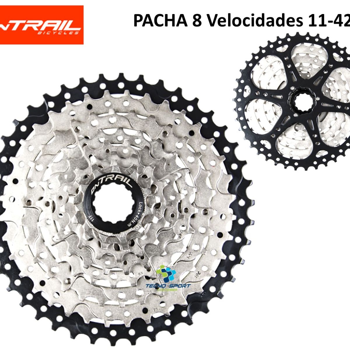 ONTRAIL - Pacha Bicicleta 1142 8v Ontrail + Cadenilla Kmc