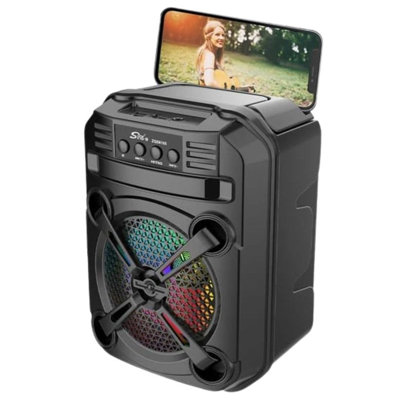 GENERICO - Parlante Bluetooth Con Micrófono 6.5 Pulgadas Retroiluminado