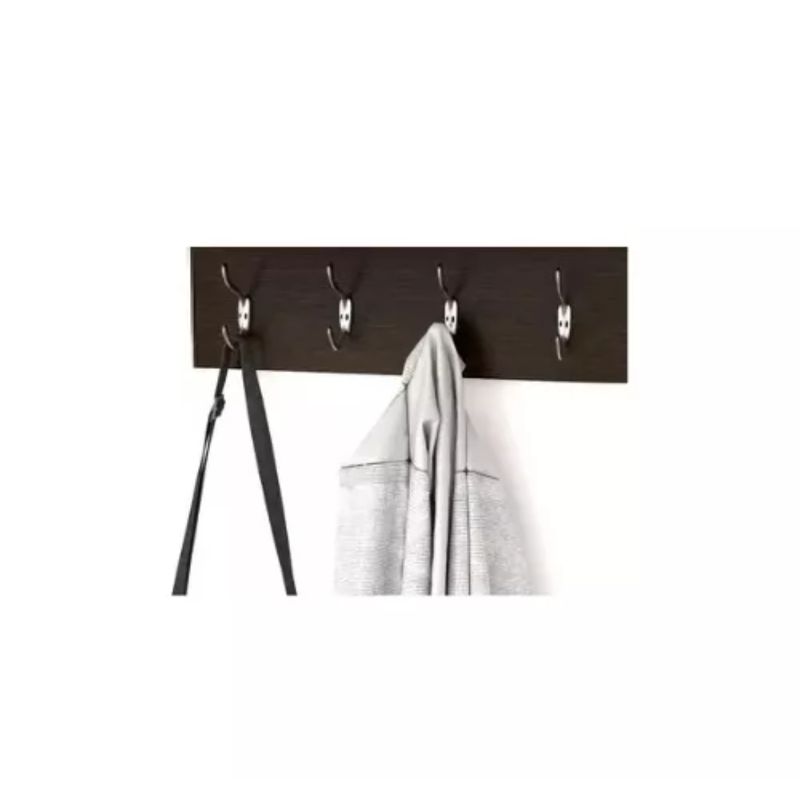 GENERICO - Perchero De Pared Recibidor Organizador Funcional Color Wengue