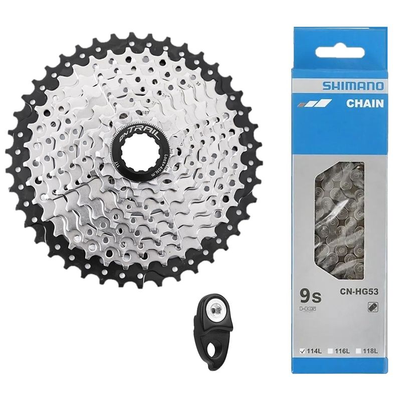 ONTRAIL - Pacha Bicicleta 9v 1142 Ontrail + Cadenilla Shimano