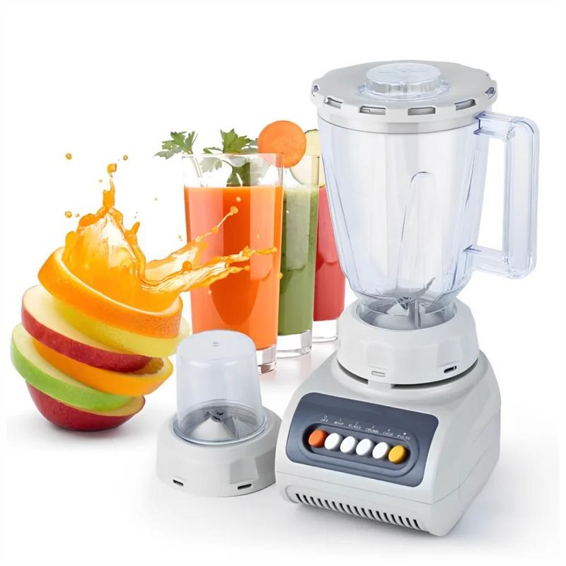 GENERICO - Universal Royal Licuadora 350w: Mezcla Y Pica-todo 2 En 1