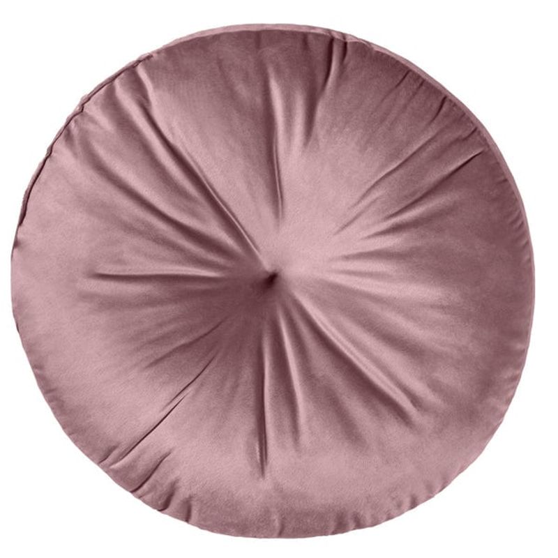 VIANNEY - Cojín Velvet Lila Circular Vianney