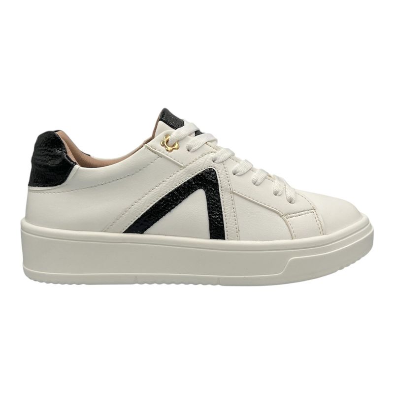 CALZADO BONT - Tenis Dama Marfil Negro Bont Flower
