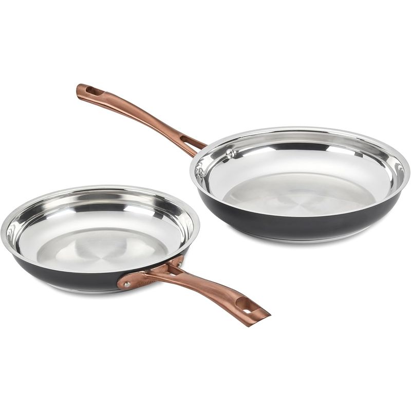 CUISINART - Set de sartenes Cuisinart 2 piezas incluye 8 y 10 modelos