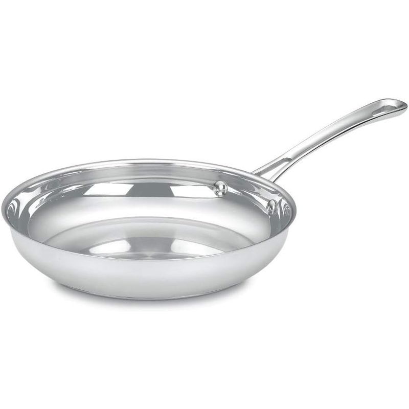 CUISINART - Sartén Abierto 10 Pulgadas Cuisinart 422-24 Acero Inoxidable