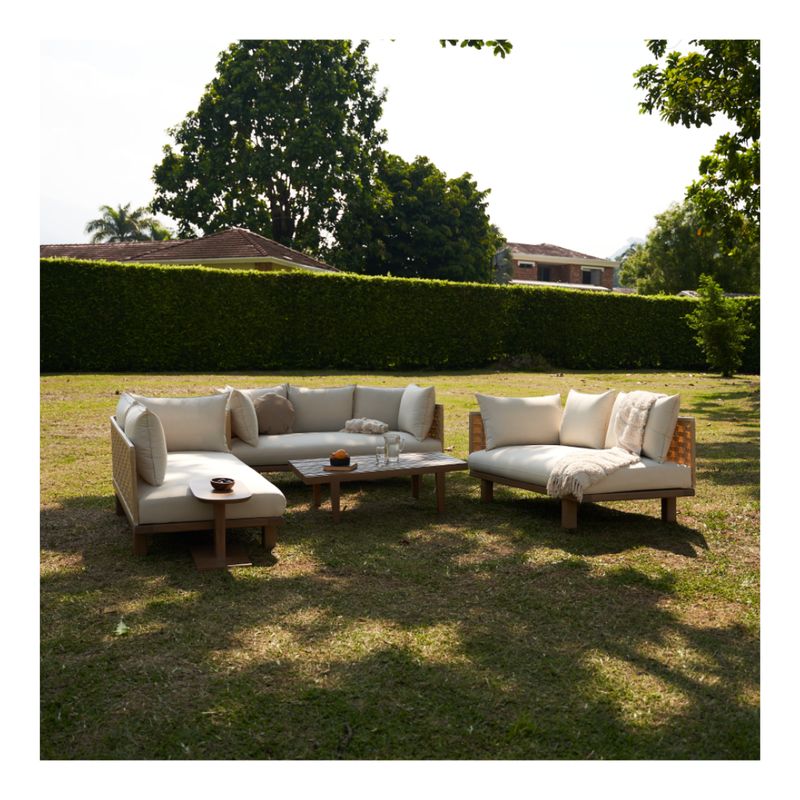 ENMADERA - Set de exterior cascada color beige