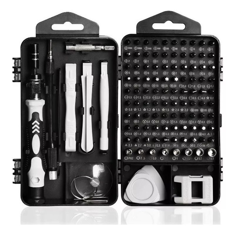 GENERICO - Kit Destornillador 115 en 1 Herramienta de Precisión para Reparación Profesional