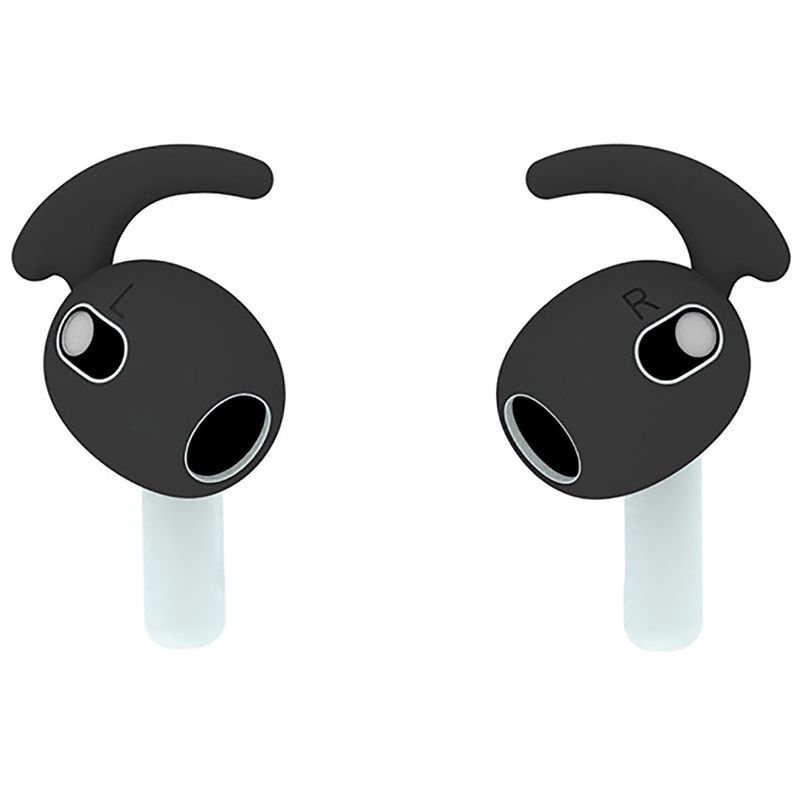 GENERICO - Soporte Anticaída Para AirPods 3 Auricular Bluetooth Negro Orejera