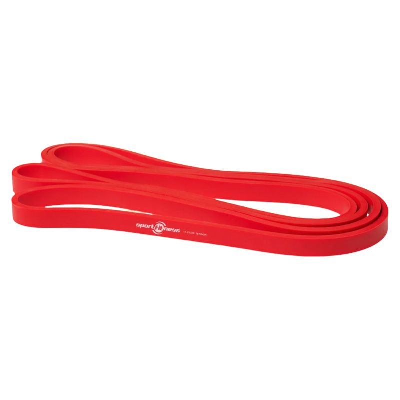 SPORTFITNESS - Banda Elástica Roja Para Entrenamiento Funcional Y Gimnasio