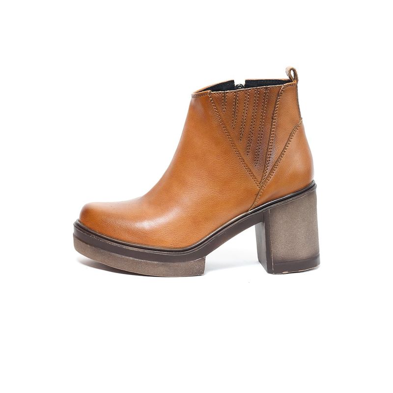 MOOPY - BOTINES MUJER MIEL-CAFE MOOPY LU0101