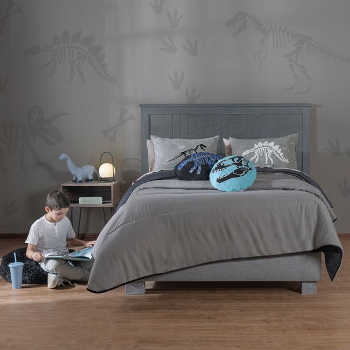 VIANNEY - Juego De Edredón Tiranosaurio Talla Queen/Doble XL Durable - Vianney