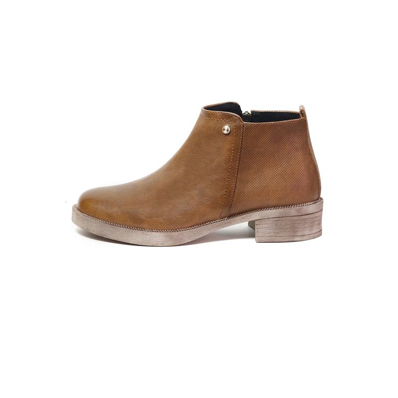 MOOPY - BOTINES MUJER MIEL-CAFE MOOPY MD001