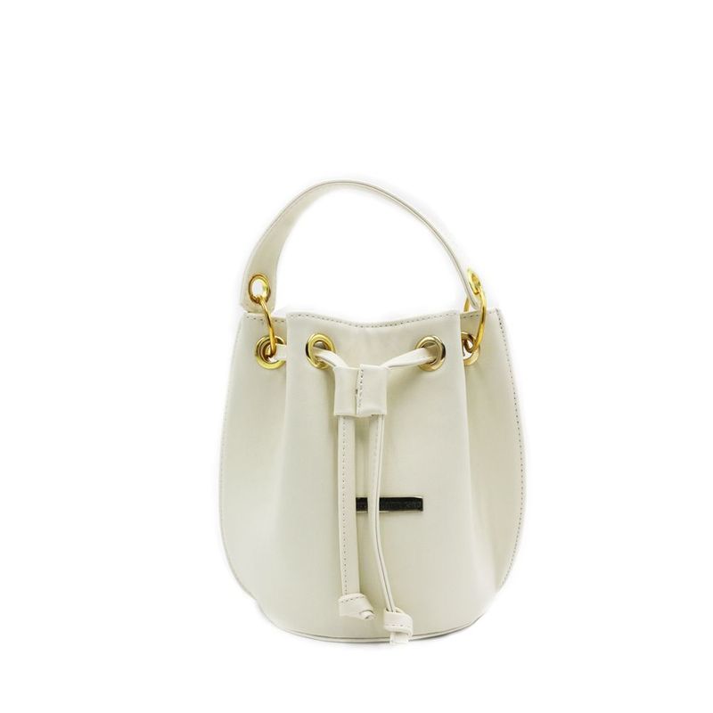 MERCEDES CAMPUZANO - Cartera Reese Mercedes Campuzano de Mujer Marfil