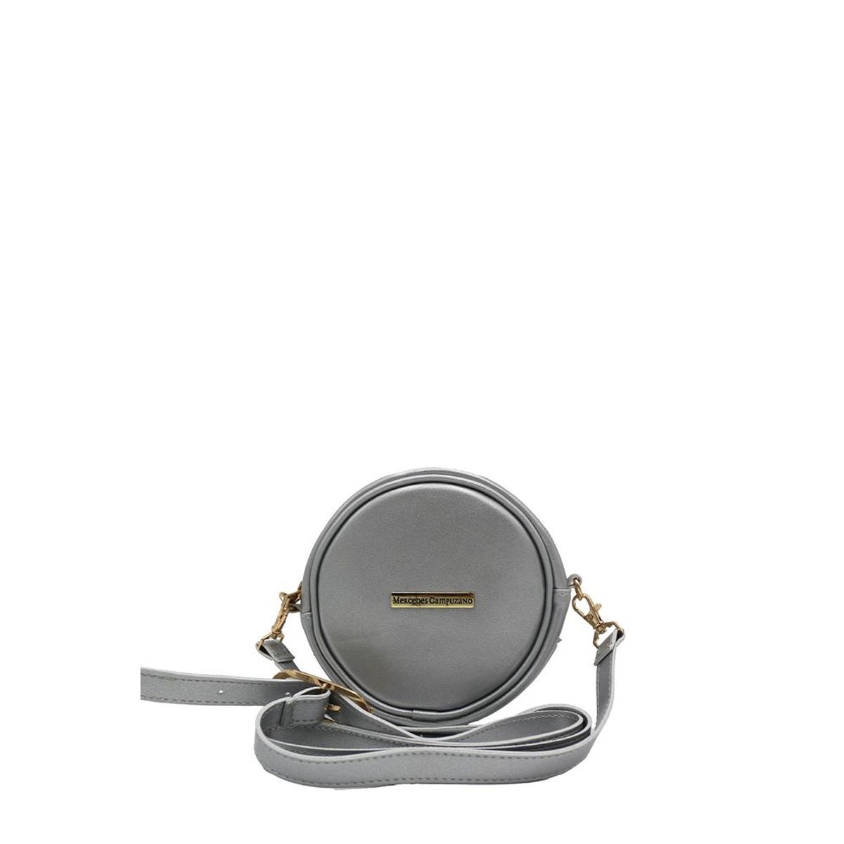 MERCEDES CAMPUZANO - Bandolera Bisou Mercedes Campuzano de Mujer Plata