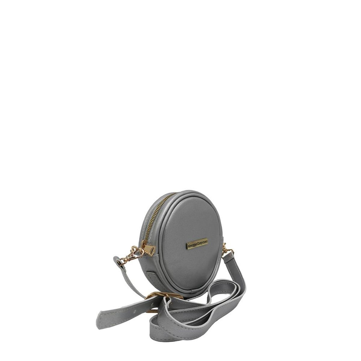 MERCEDES CAMPUZANO - Bandolera Bisou Mercedes Campuzano de Mujer Plata