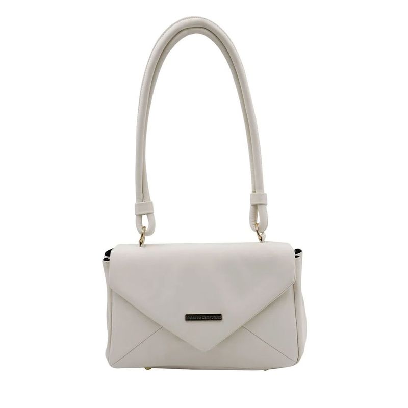 MERCEDES CAMPUZANO - Cartera Ambar Mercedes Campuzano de Mujer Marfil
