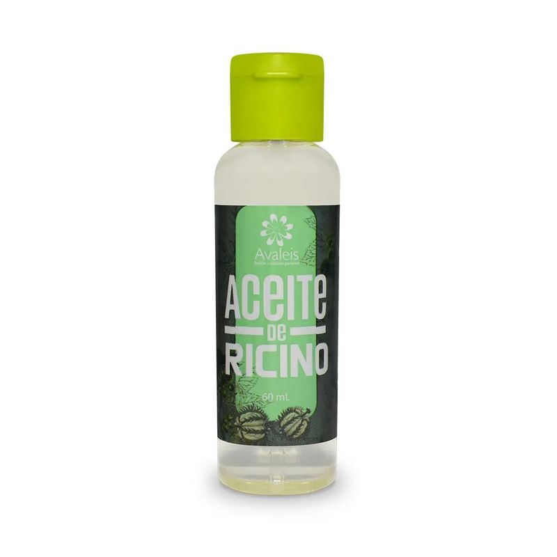 AVALEIS - Aceite de Ricino Fortalece Cabello Cejas Pestañas Uñas 60 ml