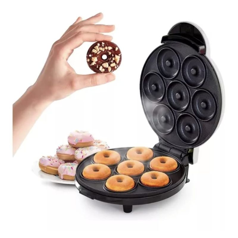 GENERICO - Maquina De Mini Donas Donuts Antiadherente 7 Donas