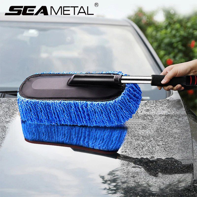 GENERICO - Cepillo Y Mopa Para Lavado De Coches De Cerdas Suaves