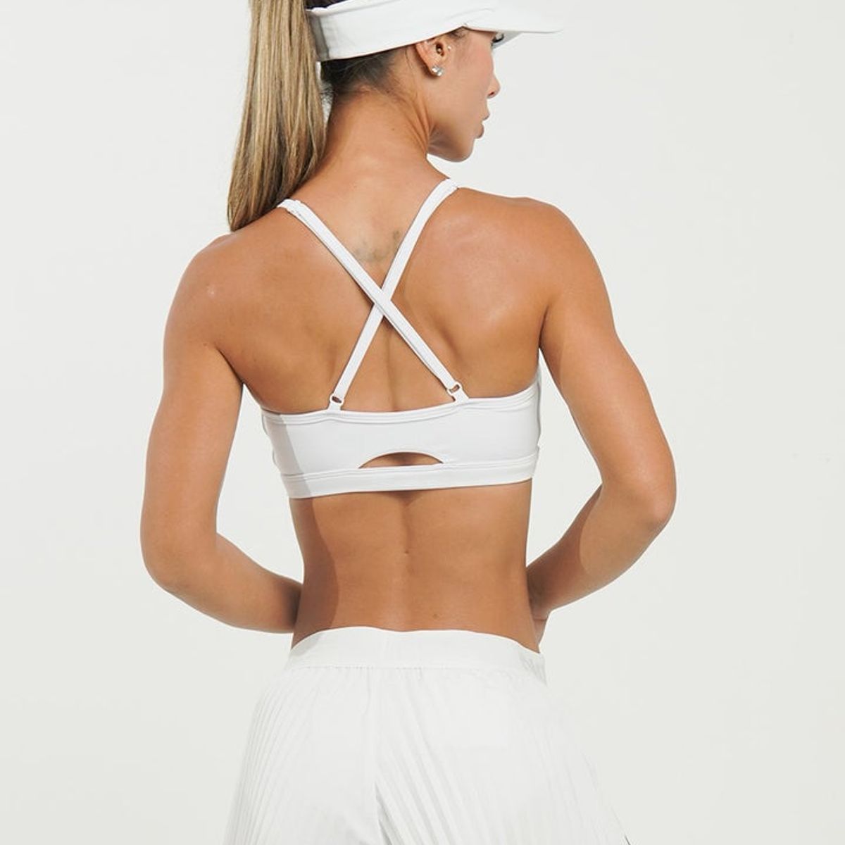 NO RULES - TOP DEPORTIVO PULSE FIT BLANCO.