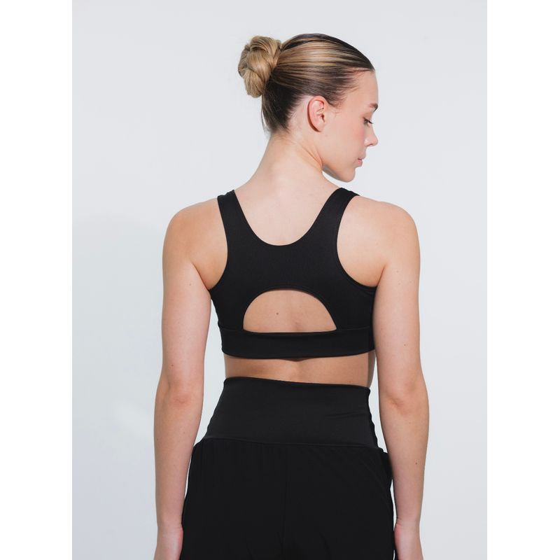 NO RULES - TOP DEPORTIVO RUNNING NEGRO NR.