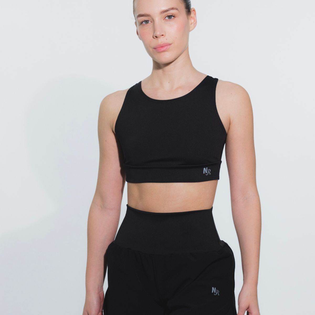 NO RULES - TOP DEPORTIVO RUNNING NEGRO NR.
