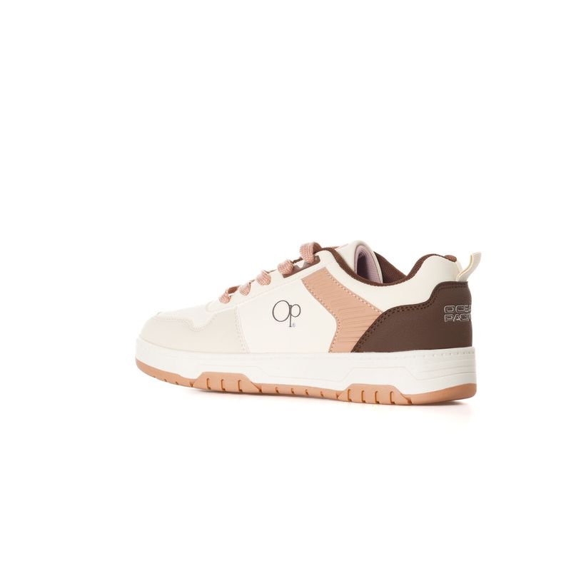 OCEAN PACIFIC - Tenis Ocean Pacific Ruian Para Mujer Color Beige y Café