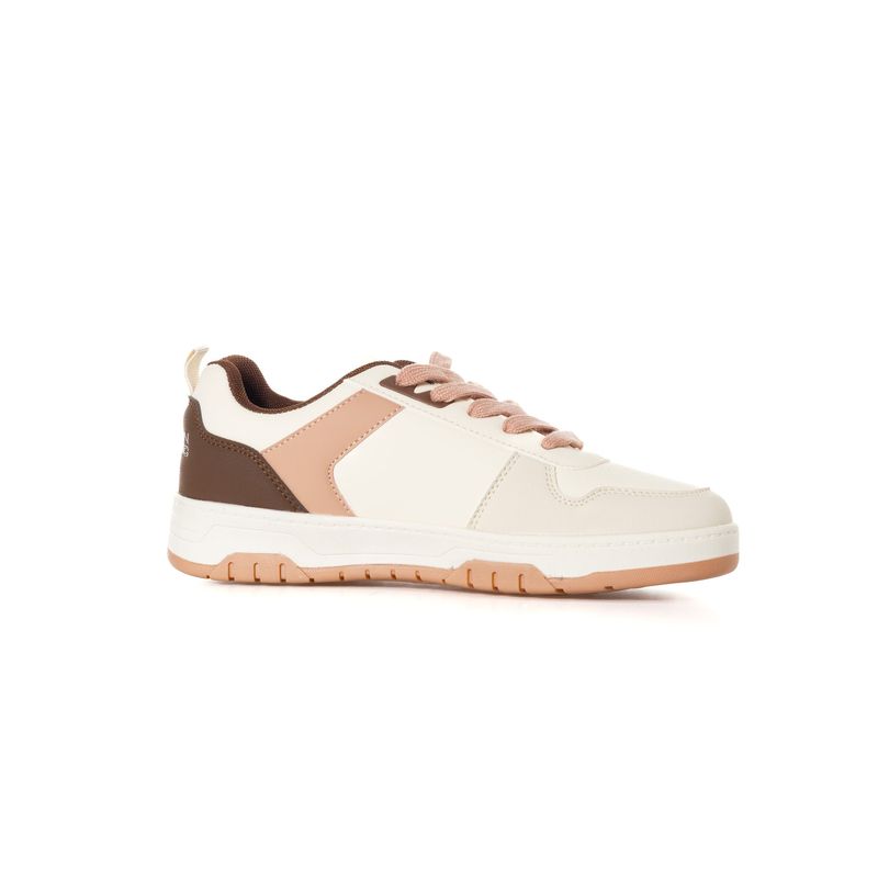 OCEAN PACIFIC - Tenis Ocean Pacific Ruian Para Mujer Color Beige y Café